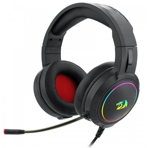 Redragon H270 Mento RGB Wired Gaming Headphones Compatible with PC, Laptop, PS4, PS5, Nintendo Switch, Xbox One-Headset with Microphone-3.5MM Surround Sound