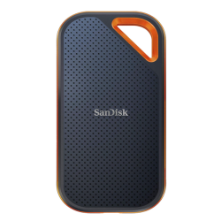 SanDisk Extreme 2TB Portable SSD - up to 1050MB/s Read and 1000MB/s Write Speeds, USB 3.2 Gen 2, 2-meter drop protection and IP55 resistance, Black, SDSSDE61-2T00-G25 SanDisk Extreme 2TB Portable SSD - up to 1050MB/s Read and 1000MB/s Write Speeds, USB 3.2 Gen 2, 2-meter drop protection and IP55 resistance, Black, SDSSDE61-2T00-G25