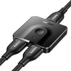 UGREEN HDMI Switch 4K@60Hz, Bi-Directional HDMI Splitter 1 in 2 Out HDMI Switcher Supports UHD 3D HDR Compatible with PS5/4, Xbox, Roku, Apple TV, Fire Stick Model:CM217 (50966) - (Open Sealed) UGREEN HDMI Switch 4K@60Hz, Bi-Directional HDMI Splitter 1 in 2 Out HDMI Switcher Supports UHD 3D HDR Compatible with PS5/4, Xbox, Roku, Apple TV, Fire Stick Model:CM217 (50966) - (Open Sealed)