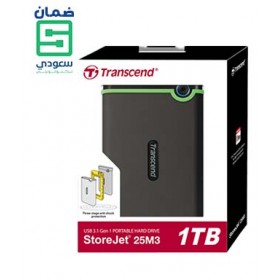 Transcend Storejet 25M3S External Hard Drive 1TB