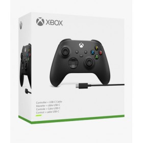 XBOX Series X Controller - Black +  USB - C  Cable (Open Sealed)