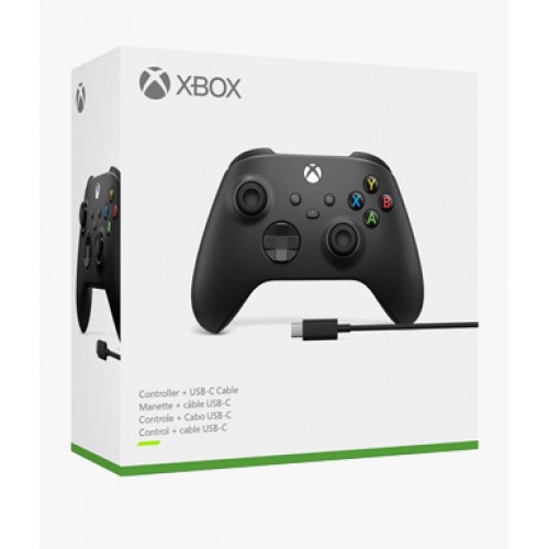XBOX Series X Controller - Black +  USB - C  Cable