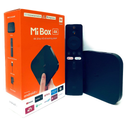Xiaomi Mi Tv Box 4K, Latest Version Smart Intelligent 4K Ultra Hd Media Player, Powered By Android Ver 9.0,Global-Black