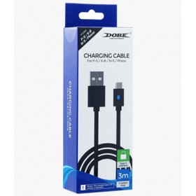 Dobe 3M Type-C USB Charging Cable for PS5 Nintendo Switch Xbox Elite 2 X S Phone