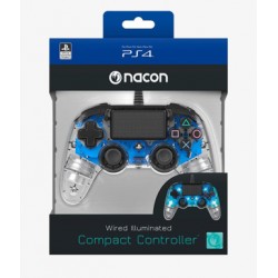 Nacon Wired Compact Controller for PlayStation 4 - Light Blue (Used)