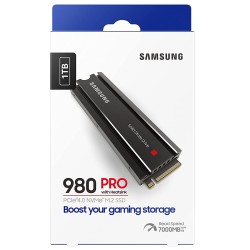 Samsung 980 PRO SSD M.2 1TB Heatsink NVMe PCIe 4.0 Samsung 980 PRO SSD M.2 1TB Heatsink NVMe PCIe 4.0