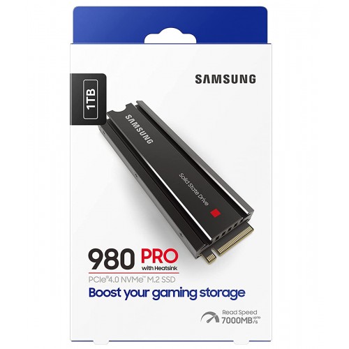 Samsung 980 PRO SSD M.2 1TB Heatsink NVMe PCIe 4.0