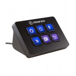 Elgato Stream Deck Mini – Compact Studio Controller, 6 macro keys, trigger actions in apps and software like OBS, Twitch, ​YouTube and more, works with Mac and PC