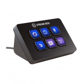 Elgato Stream Deck Mini – Compact Studio Controller, 6 macro keys, trigger actions in apps and software like OBS, Twitch, ​YouTube and more, works with Mac and PC (Open Sealed)