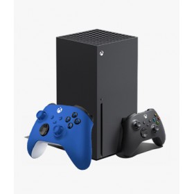 XBOX Series X - Black With Wireless Blue Controller