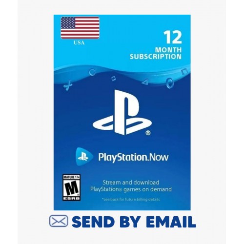 PlayStation Now: 12 Month Subscription Digital Code