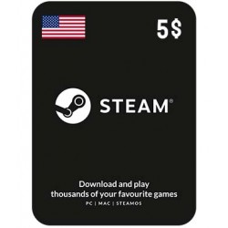 Steam 5$ Gift Card (USA)