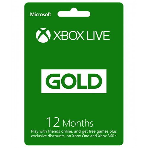 Xbox Live Gold: 12 Month Membership KSA - (Digital code)
