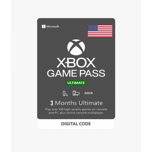 Xbox 3 Month Game Pass Ultimate - [Digital]