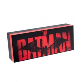 Paladone The Batman Logo Light with Two Light Modes, Free-Standing and Wall Mountable Black and Red PP9774TBM