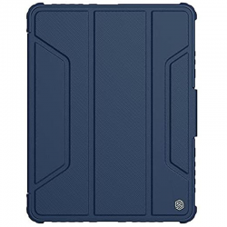 iPad 10.9-2020/Air4- Nillkin Bumper Pro Leather Case -Sapphire Blue