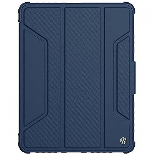 iPad 10.9-2020/Air4- Nillkin Bumper Pro Leather Case -Sapphire Blue