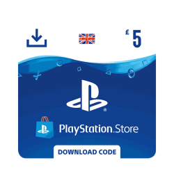 PlayStation Network Gift Card 5£ - PSN British PlayStation Network Gift Card 5£ - PSN British