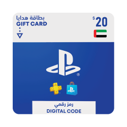 PlayStation Gift Card UAE Store USD 20 PlayStation Gift Card UAE Store USD 20