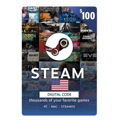Steam Gift Card USA Store USD 100 Steam Gift Card USA Store USD 100