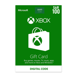 Xbox Gift Card KSA Store SAR 100 Xbox Gift Card KSA Store SAR 100