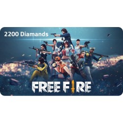 Free Fire Gift Card Global Store Diamonds 2200 Free Fire Gift Card Global Store Diamonds 2200