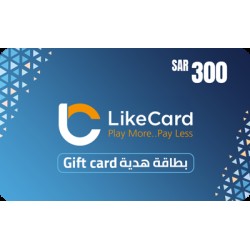 LikeCard Gift Card KSA Store SAR 300 LikeCard Gift Card KSA Store SAR 300