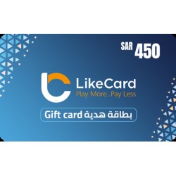 LikeCard Gift Card KSA Store SAR 450 LikeCard Gift Card KSA Store SAR 450