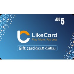 LikeCard Gift Card Jordan Store JOD 5