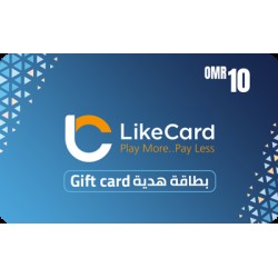 LikeCard Gift Card Oman Store OMR 10 LikeCard Gift Card Oman Store OMR 10