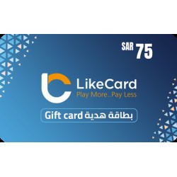 LikeCard Gift Card KSA Store SAR 75 LikeCard Gift Card KSA Store SAR 75