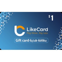 LikeCard Gift Card Global Store USD 1 LikeCard Gift Card Global Store USD 1