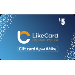 LikeCard Gift Card Global Store USD 5 LikeCard Gift Card Global Store USD 5