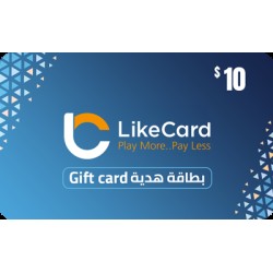 LikeCard Gift Card Global Store USD 10 LikeCard Gift Card Global Store USD 10