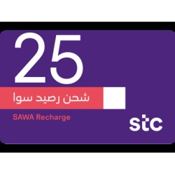 Sawa Recharge Card KSA Store SAR 25 Sawa Recharge Card KSA Store SAR 25