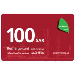 Salam Recharge Card KSA Store SAR 100 Salam Recharge Card KSA Store SAR 100