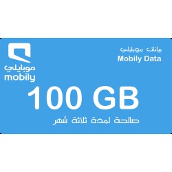Mobily Data 100G Subscription KSA Store 3 Month Mobily Data 100G Subscription KSA Store 3 Month