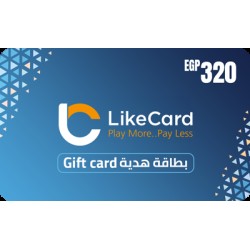 LikeCard Gift Card Egypt Store EGP 320 LikeCard Gift Card Egypt Store EGP 320
