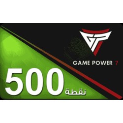 Game Power 7 Gift Card Global Store Points 500 Game Power 7 Gift Card Global Store Points 500