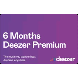 Deezer Premium Subscription Global Store 6 Months Deezer Premium Subscription Global Store 6 Months