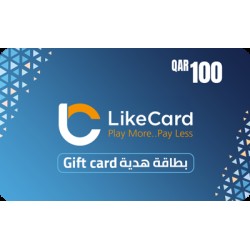 LikeCard Gift Card Qatar Store QAR 100 LikeCard Gift Card Qatar Store QAR 100