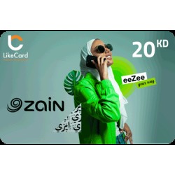 Zain Recharge Card Kuwait Store KWD 20 Zain Recharge Card Kuwait Store KWD 20