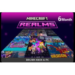 Minecraft Realms BedRock XBOX & PC Subscription 6 Months Minecraft Realms BedRock XBOX & PC Subscription 6 Months