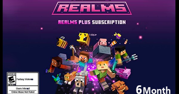 Minecraft Realms plus ( BedRock XBOX & PC) Subscription Months 6 Best ...