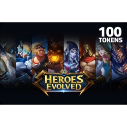 Heroes Evolved Gift Card Global Store Tokens 100