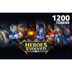 Heroes Evolved Gift Card Global Store Tokens 1200 Heroes Evolved Gift Card Global Store Tokens 1200