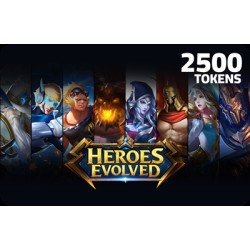 Heroes Evolved Gift Card Global Store Tokens 2500 Heroes Evolved Gift Card Global Store Tokens 2500