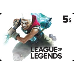 League Of Legends PC Gift Card GCC Store USD 5 League Of Legends PC Gift Card GCC Store USD 5