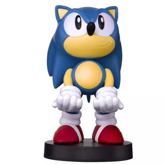 Collectible Sonic The Hedgehog Cable Guy Device Holder - Works With Playstation And Xbox Controllers And All Smartphones - Classic Sonic - Not Machine Specific Collectible Sonic The Hedgehog Cable Guy Device Holder - Works With Playstation And Xbox Controllers And All Smartphones - Classic Sonic - Not Machine Specific