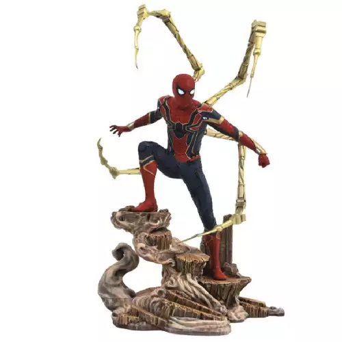 DIAMOND SELECT TOYS Marvel Gallery: Avengers Infinity War Movie Spiderman PVC Gallery Figure